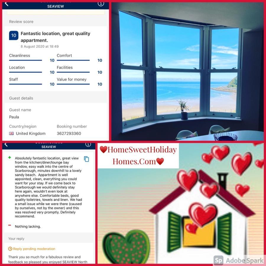 Seaview North Bay Holiday Home Apartment Scarborough Zewnętrze zdjęcie